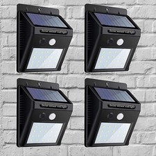 4 xPack Solar Lights Outdoor, 20 Led Waterproof Solar Wall Light Motion Sensor