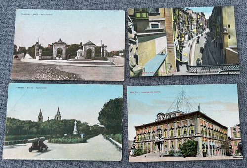 Malta colour vintage postcard - colour,
