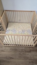 Large Wooden Playpen Or Double Crib For Twins