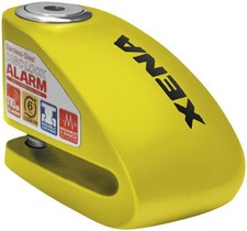 Xena XX6 Disc Lock Alarm - Yellow Motorcycle ATV/UTV Street Bike Dirt XX-6-Y