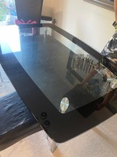 Harveys Two Tier Glass Dining Table for 6 - Bargain !! Collection Only
