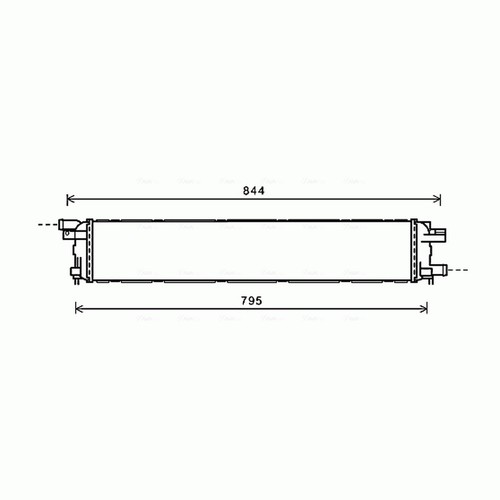 Radiator ai2361 ava 8k0145804b - radiator,