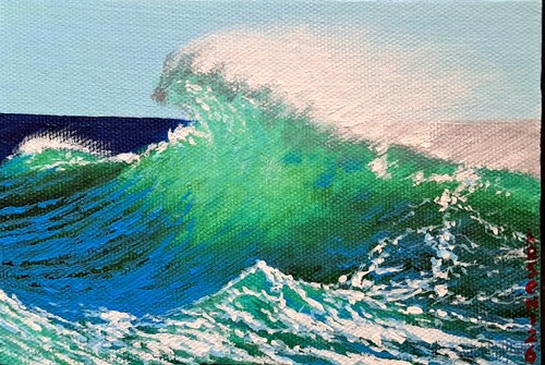 Sea xiii original oil - xiii,