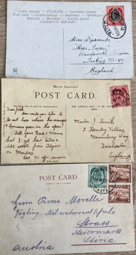 Postal history malta - history, kevii