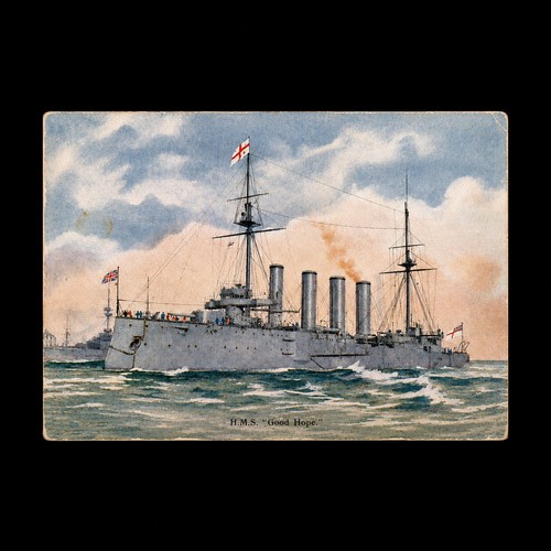 Hms good hope postcard royal - hms,