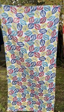 Vintage Eames Atomic Era Cotton Panel Fabric Abstract Design 165 Cm x 84 CM