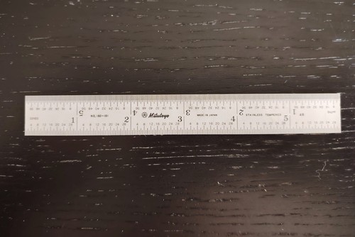 Mitutoyo stainless steel rule - mitutoyo,