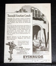 1921 OLD MAGAZINE PRINT AD