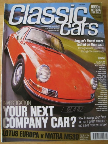 Classic cars magazine jul 1999 - classic,