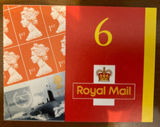 Sg PM2 2001 Submarines 6 x 1st Self Adhesive No Cylinder Booklet UNMOUNTED MINT