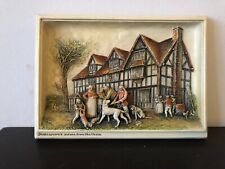 Vintage Ivorex 3D Plaque -