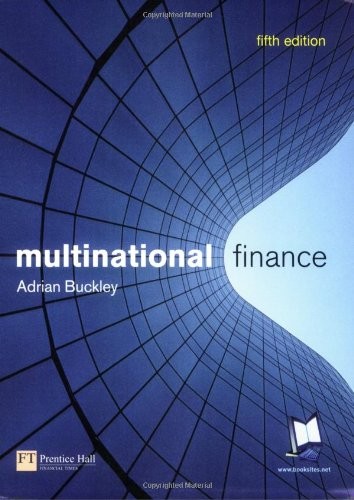 Multinational finance adrian - multinational, finance-adrian