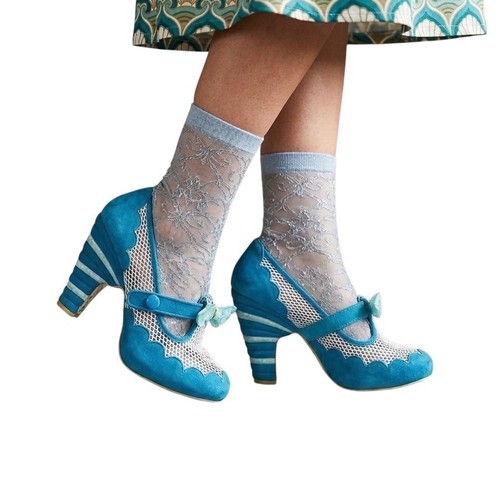 Irregular choice blue suede - blue,