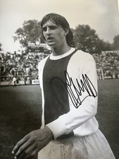 Johan Cruyff Hand Signed Photo 16x12 Inch Autograph Includes COA Ajax Fc