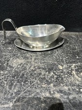 Vintage Mid Century Stainless Steel Gravy Boat Ref Pc21