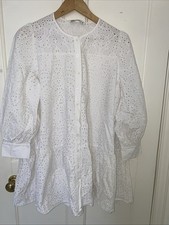 Zara White Cotton Dress XL
