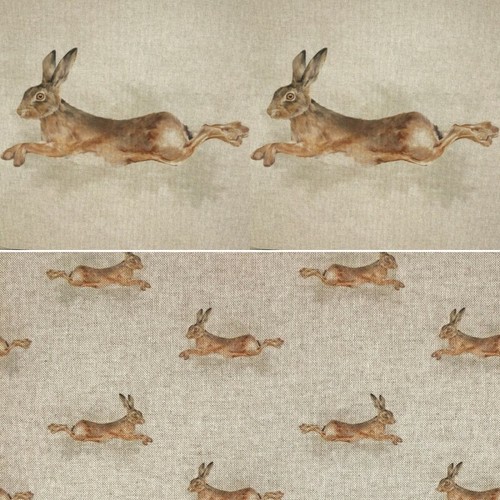 Cotton rich linen look fabric - cotton,