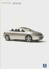 Peugeot 307 CC Coupe Cabriolet 2004-05 UK Market Sales Brochure 2.0 138 180