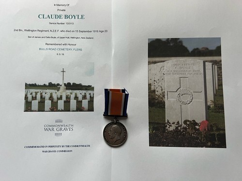 Ww1 medal boyle - ww1,