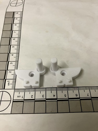 Bifold shower door hinge - hinge, slim