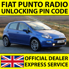 ✅FIAT PUNTO CAR RADIO