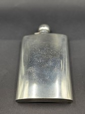 Antique silver plated hip - plated,