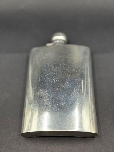 Antique silver plated hip - silver,
