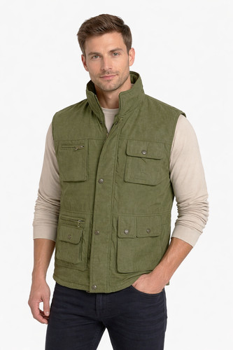 Mens bodywarmer padded gilet - padded,