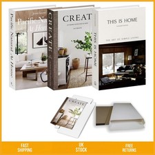 Chic Faux Books for Decor -