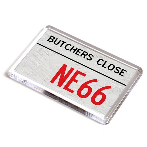 Fridge magnet butchers close - fridge,