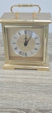 VINTAGE " LONDON CLOCK CO" WESTMINSTER AND WHITTINGTON MANTLE CLOCK BRASS