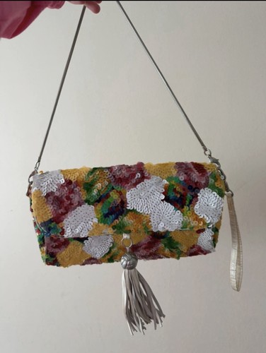 Mimco colourful sequin clutch - sequin,