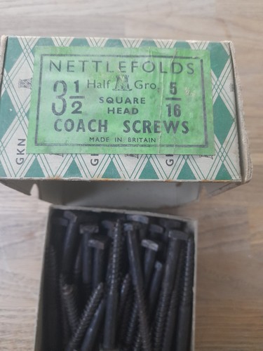 Nettlefolds coach screws - nettlefolds,