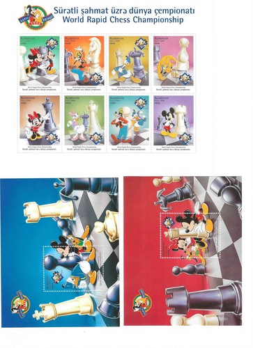 Disney chess azerbidjan s - chess, s/s