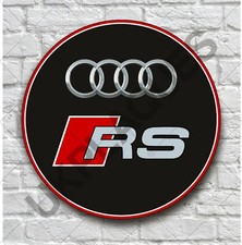 AUDI RS 2FT GARAGE WALL SIGN