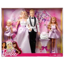 Barbie Wedding Gift Set Ken, Stacie and Chelsea Doll