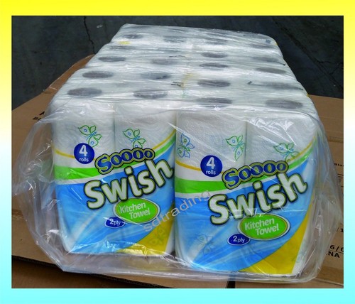 White kitchen roll towel - kitchen,
