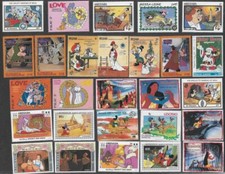 Disney stamps collection 200 - stamps,