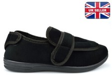 Mens Wide Fit Slippers Mens