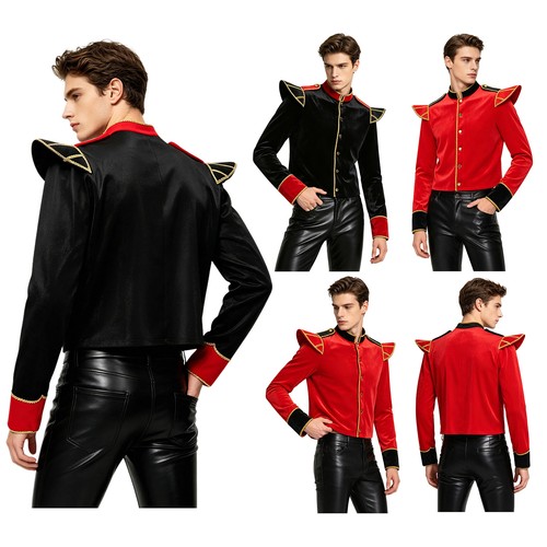 Men ringmaster lapel jacket - men,