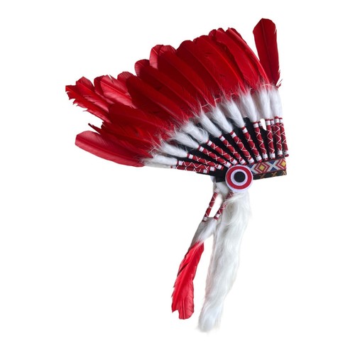 Indian chief feather headdress - chief,