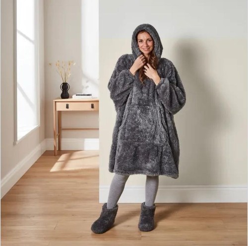 Teddy oversize blanket hoodie