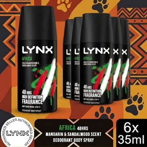 Lynx africa body spray 35ml - body,