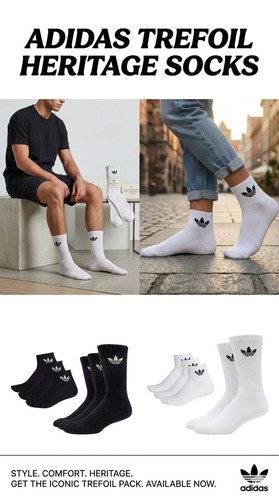Adidas socks pairs pack - 3,
