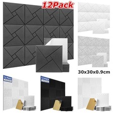 12X Acoustic Wall Panel Tiles