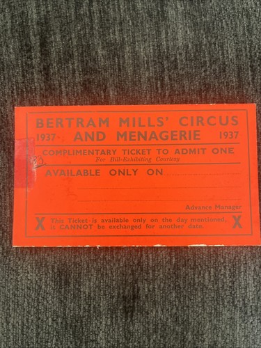 Bertram mills circus and - mills,