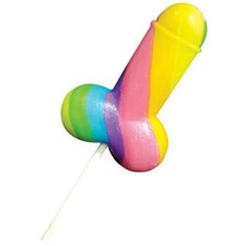Pride rainbow willy lolly blow - willy,