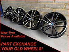 BMW 18" 5 Series G30 G31 G38 6 7 Series Genuine 662M Black Polished Alloy Wheels