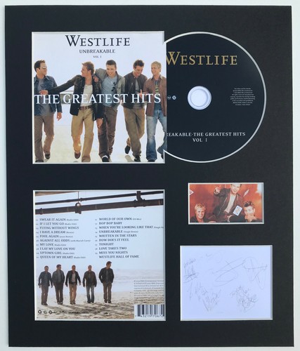 Westlife signed autographed - westlife,