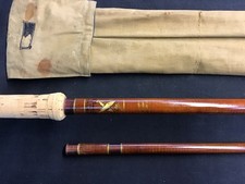 Rare Vintage B James and Son Loch Lomond 10ft 2" glass spinning rod